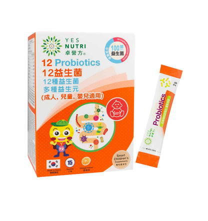 卓营方12益生菌(多种益生元 成人，儿童，婴儿适用)