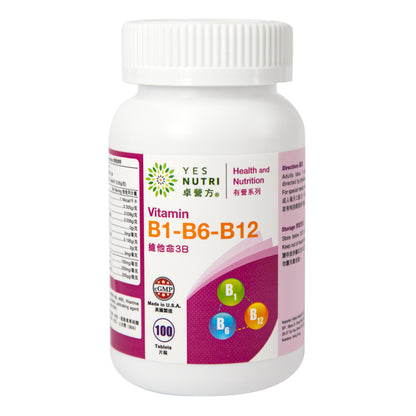 YesNutri Vitamin B1-B6-B12 Tablets