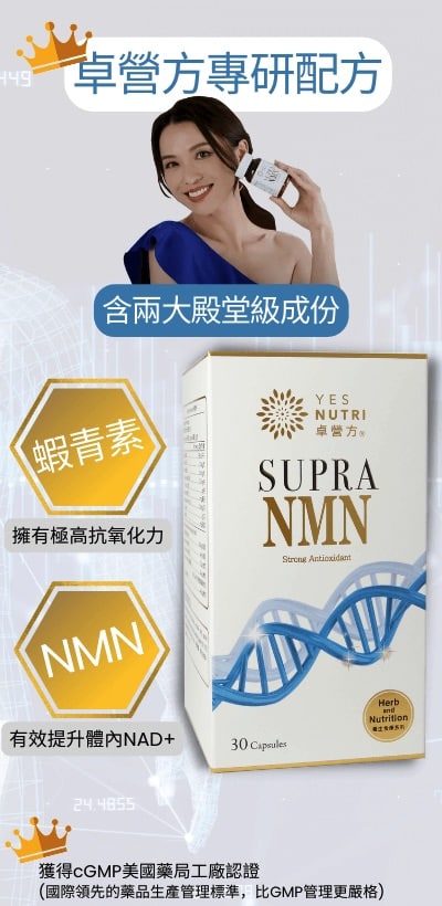 卓營方-Yesnutri-SUPRA NMN-評價